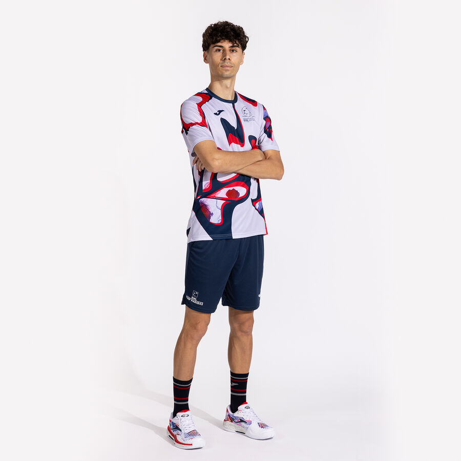 CAMISETA MANGA CORTA COMP. OFI. FED. TENIS ITALIA IBI