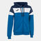 Chaqueta con capucha mujer Crew IV royal marino blanco