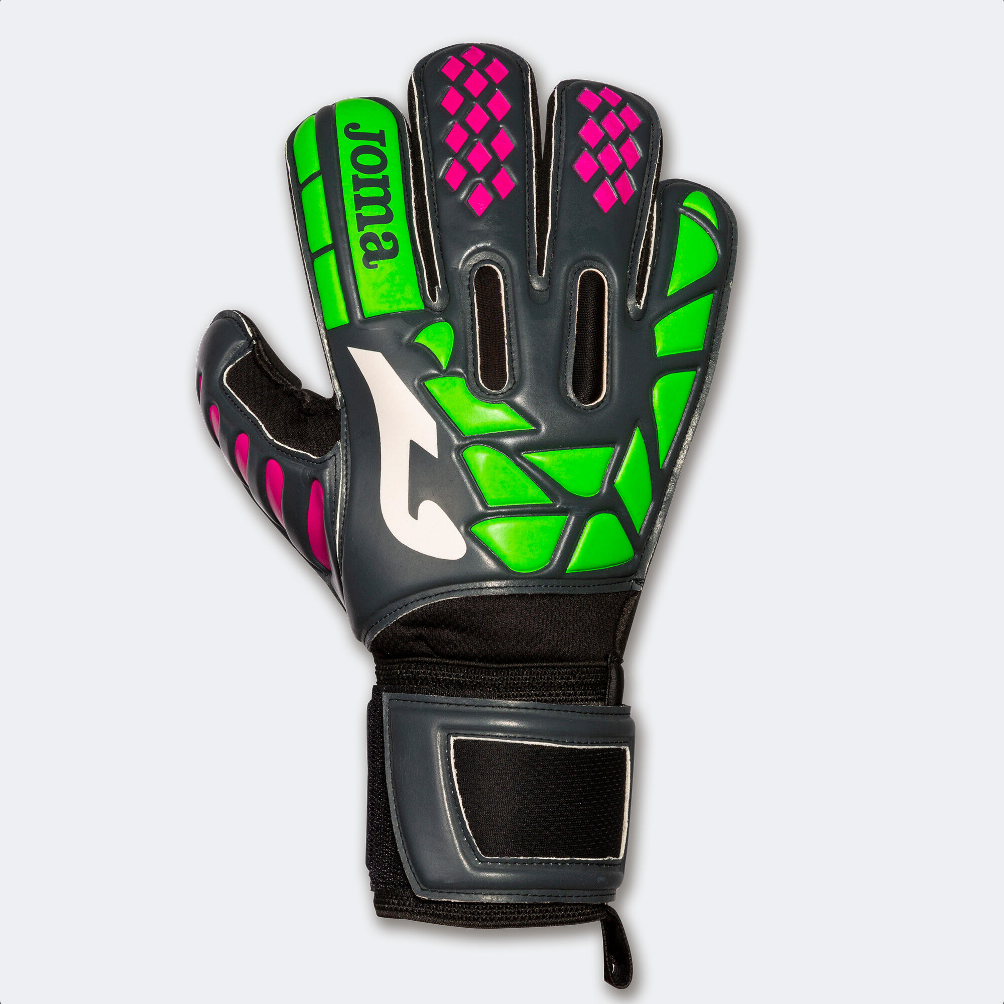 Football goalkeeper gloves Premier black green