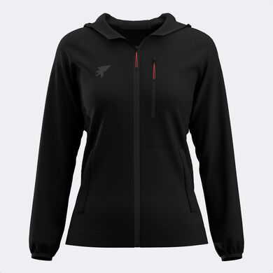 Chaqueta con capucha mujer Mystic negro
