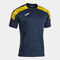 Maillot manches courtes homme Championship VIII dark navy jaune
