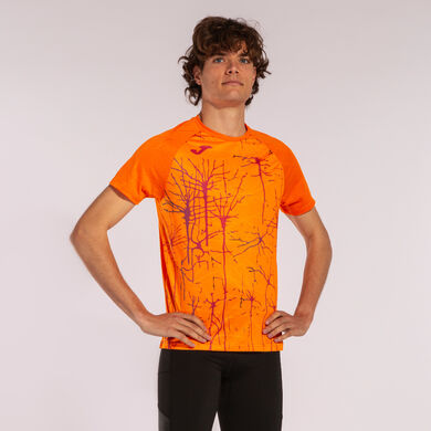 Shirt short sleeve man Elite IX orange