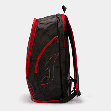 Mochila Open negro rojo