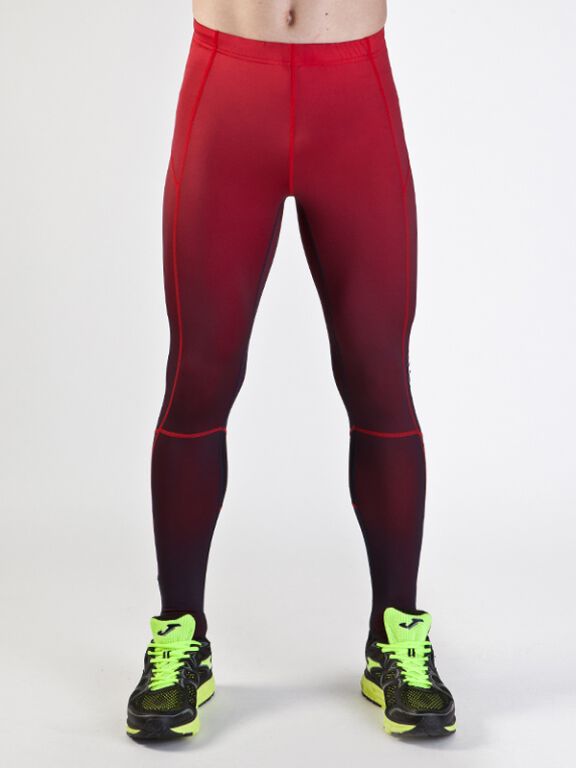 Legging long homme Elite V rouge noir