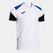 Shirt short sleeve man Danubio white royal blue