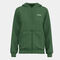 Hooded jacket woman Aguila green