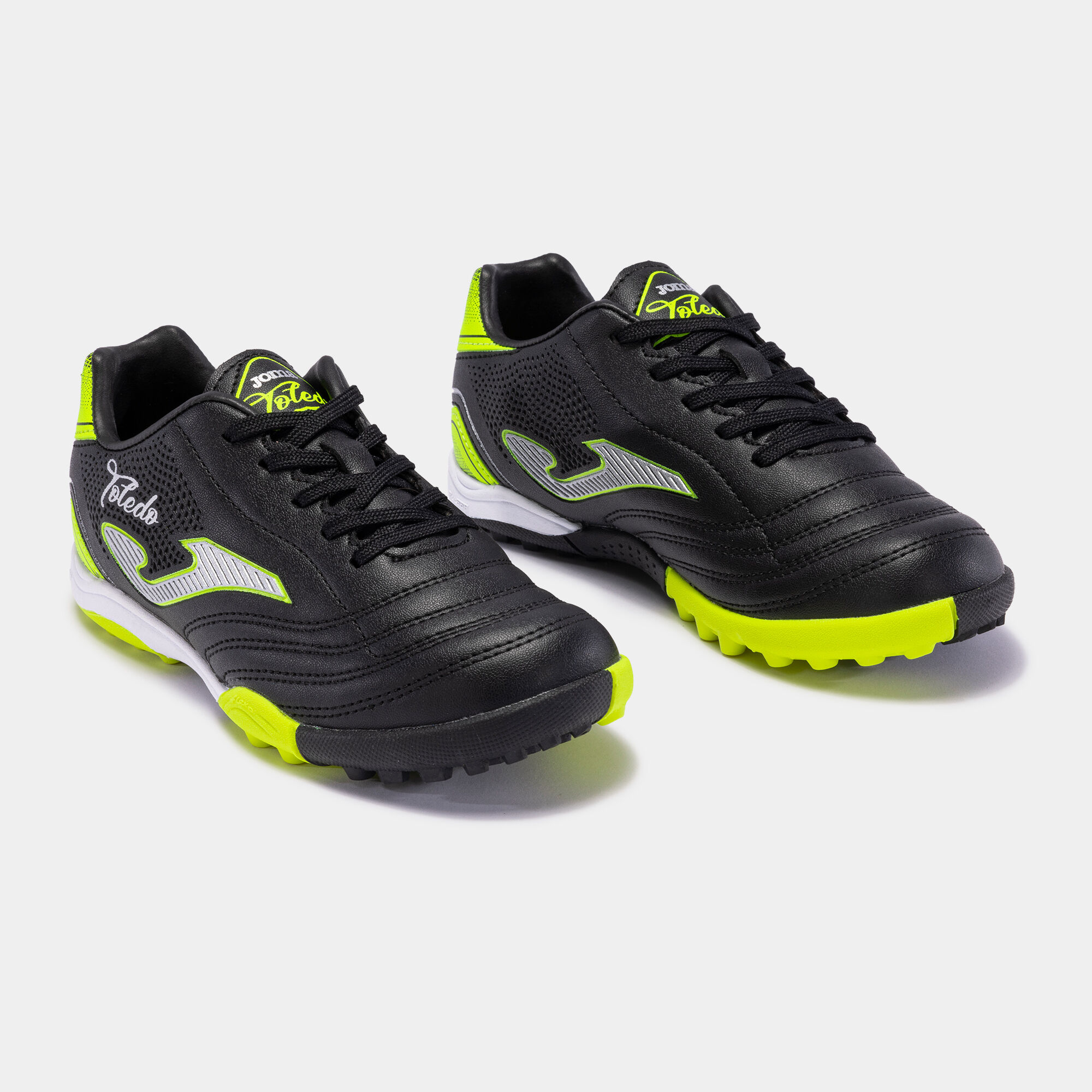 Chaussures football Toledo 22 moquette - turf junior noir