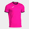 Camiseta manga corta hombre Combi Premium rosa flúor negro