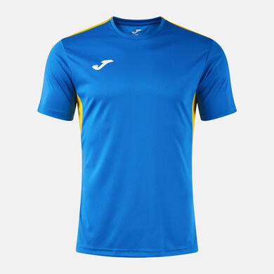 Maglia maniche corte uomo Winner IV blu royal giallo