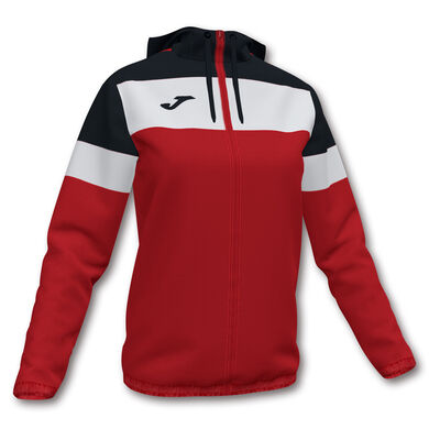 Chubasquero mujer Crew IV rojo negro blanco