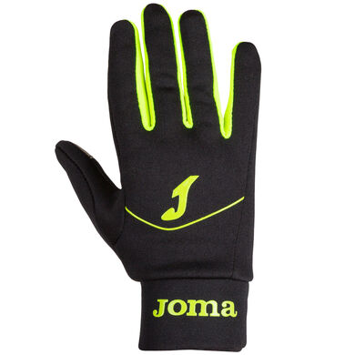 Guanti Táctil nero giallo fluorescente