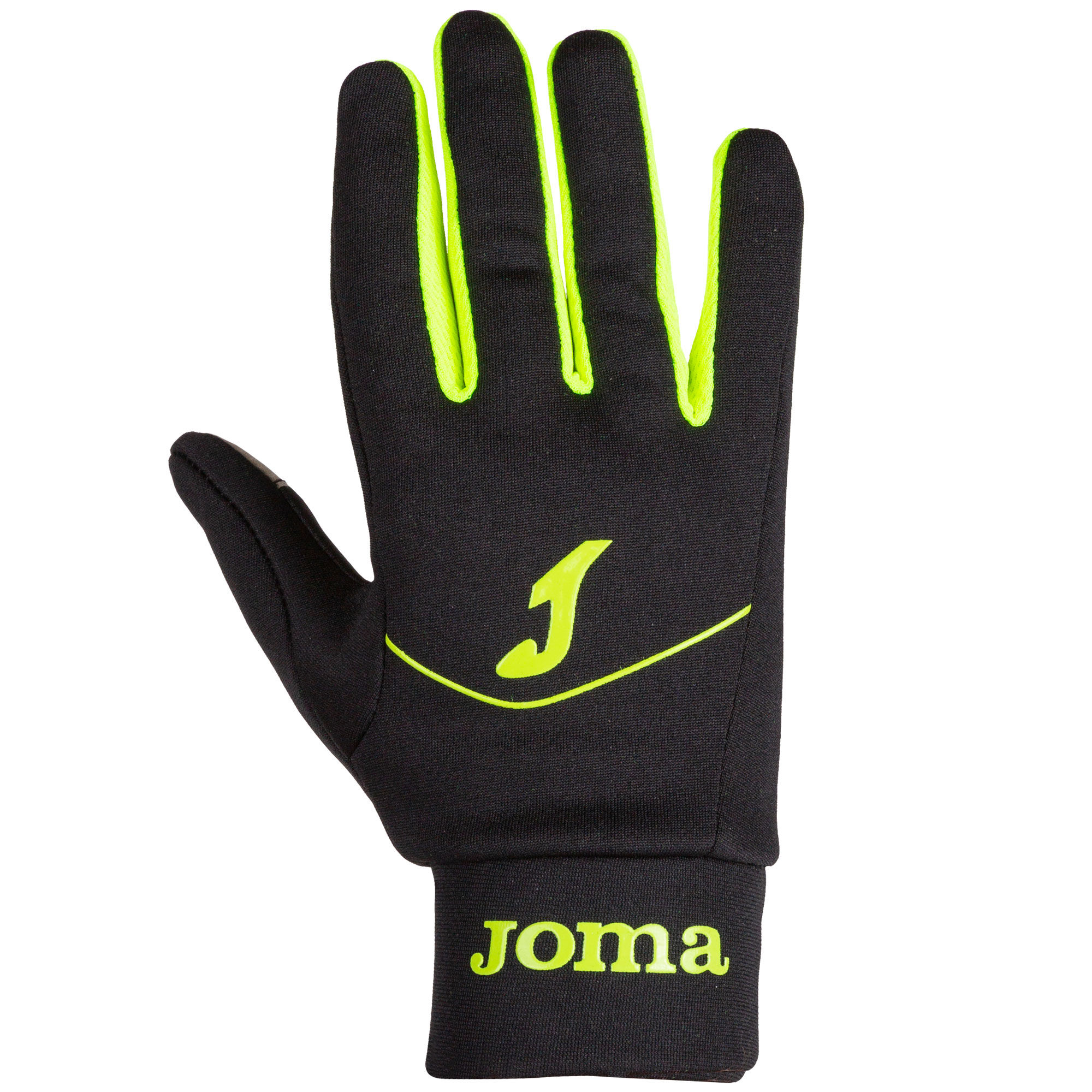 Gloves Táctil black fluorescent yellow