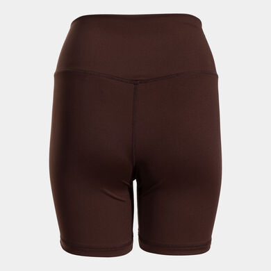 Short tights woman Indoor gym brown