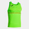 Camiseta sin mangas hombre Record III verde flúor