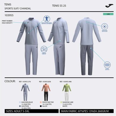 Tracksuit man Challenge blue