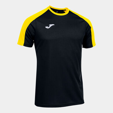 Camiseta manga corta hombre Eco Championship negro amarillo