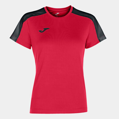 Camiseta manga corta mujer Academy III rojo negro