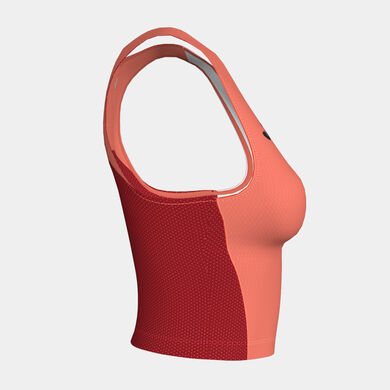 Top mujer R-Winner naranja fl&uacute;or