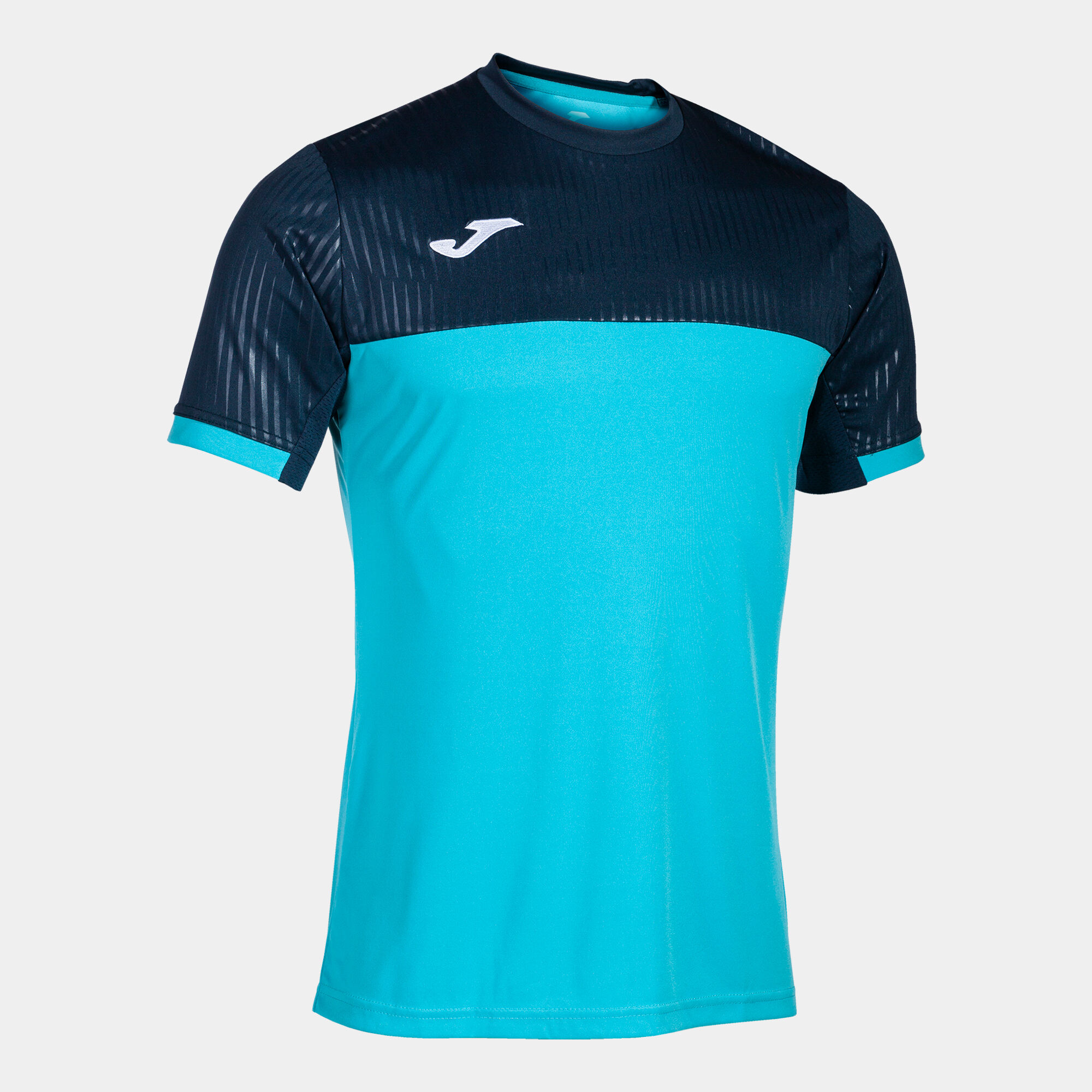 MAILLOT MANCHES COURTES HOMME MONTREAL TURQUOISE FLUO BLEU MARINE