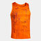 Camiseta tirantes hombre Elite IX naranja
