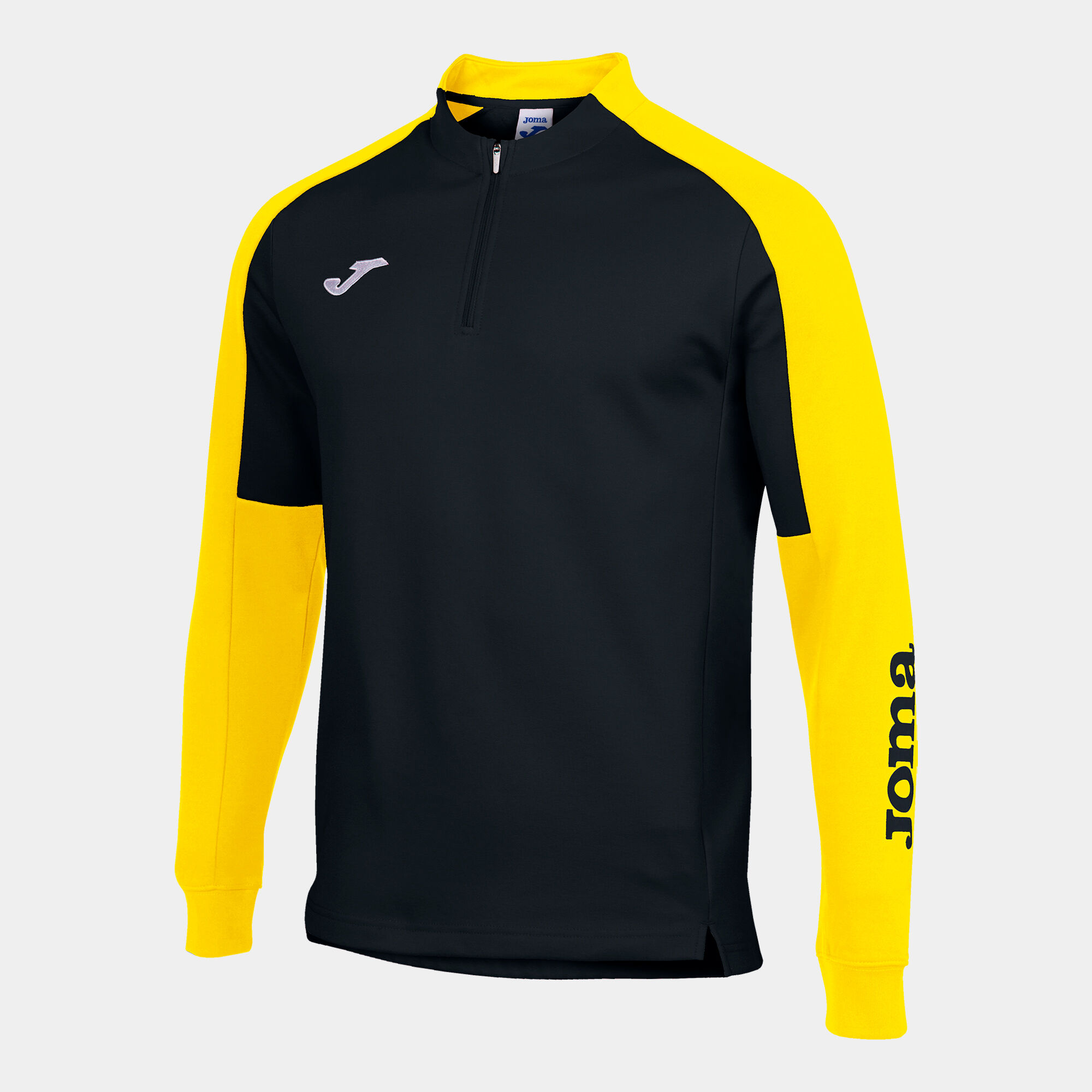 Sweat-shirt homme Eco Championship noir jaune