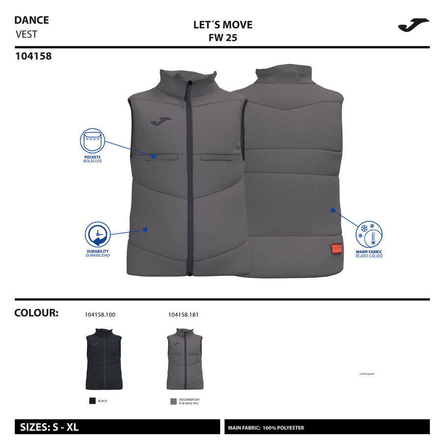 CHALECO ACOLCHADO STEP