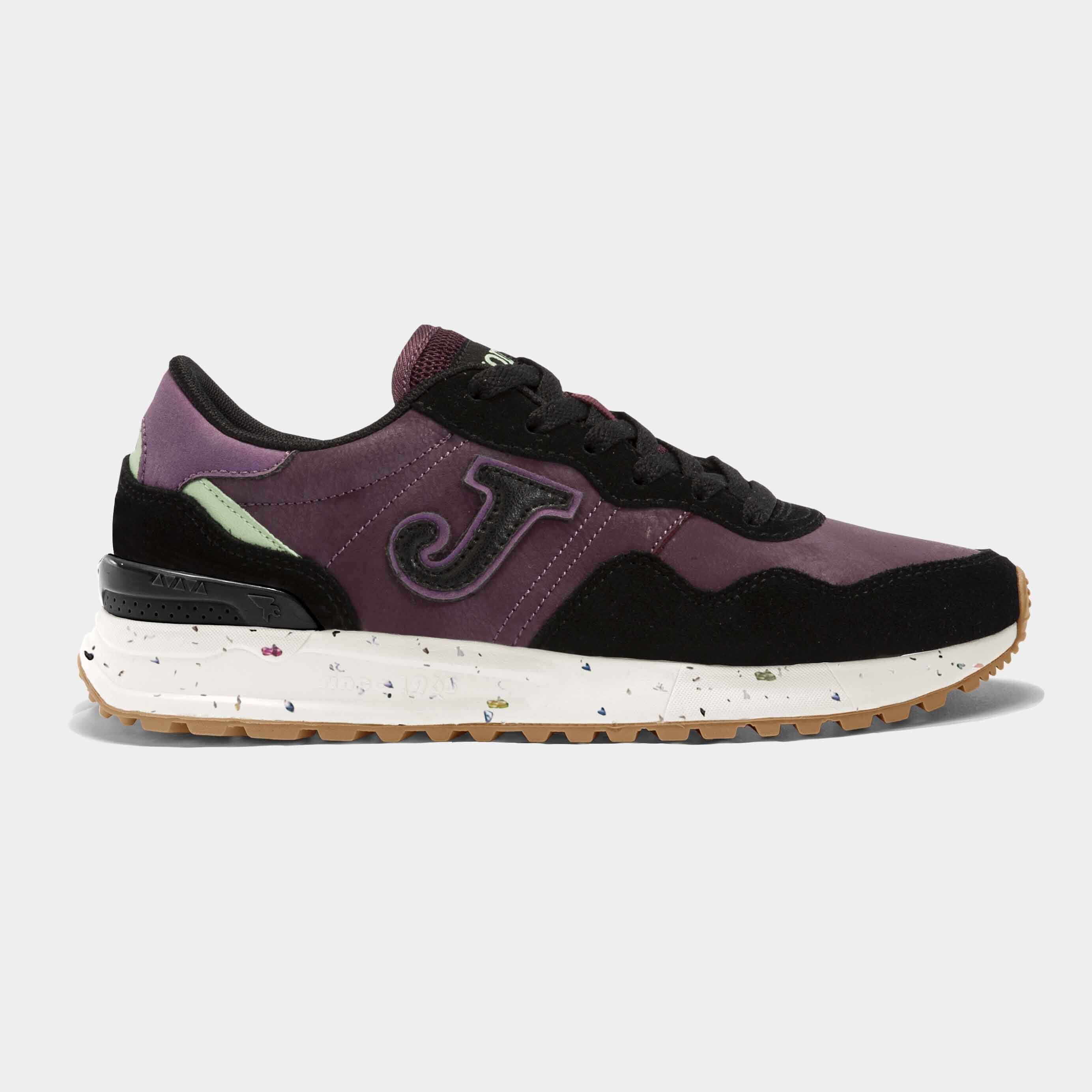 Zapatillas casual C.367 Lady 24 mujer negro vino