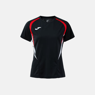 Camiseta manga corta mujer Championship 20 negro rojo