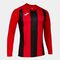 Camiseta manga larga hombre Pisa II rojo negro