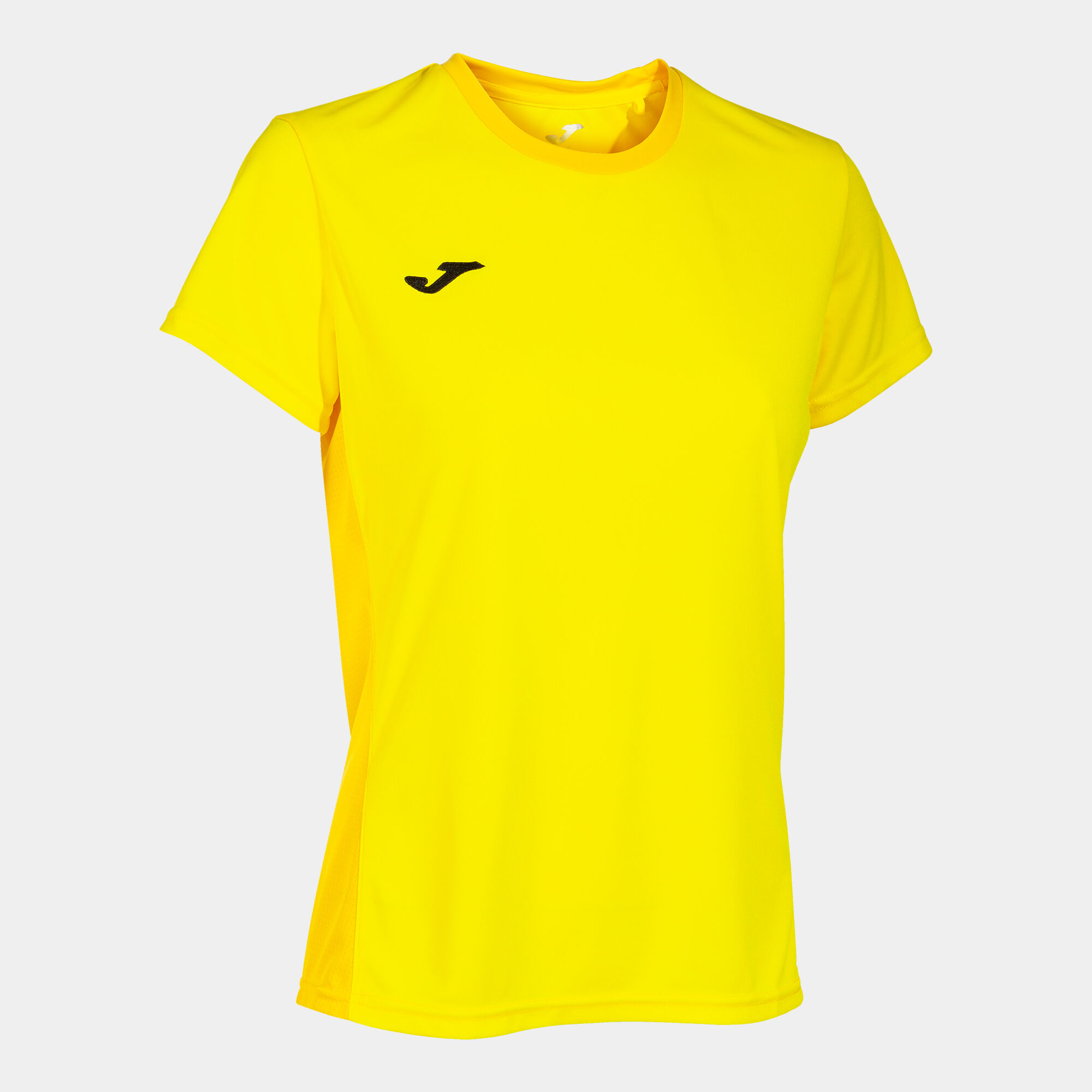 T-shirt manga curta mulher Winner II amarelo