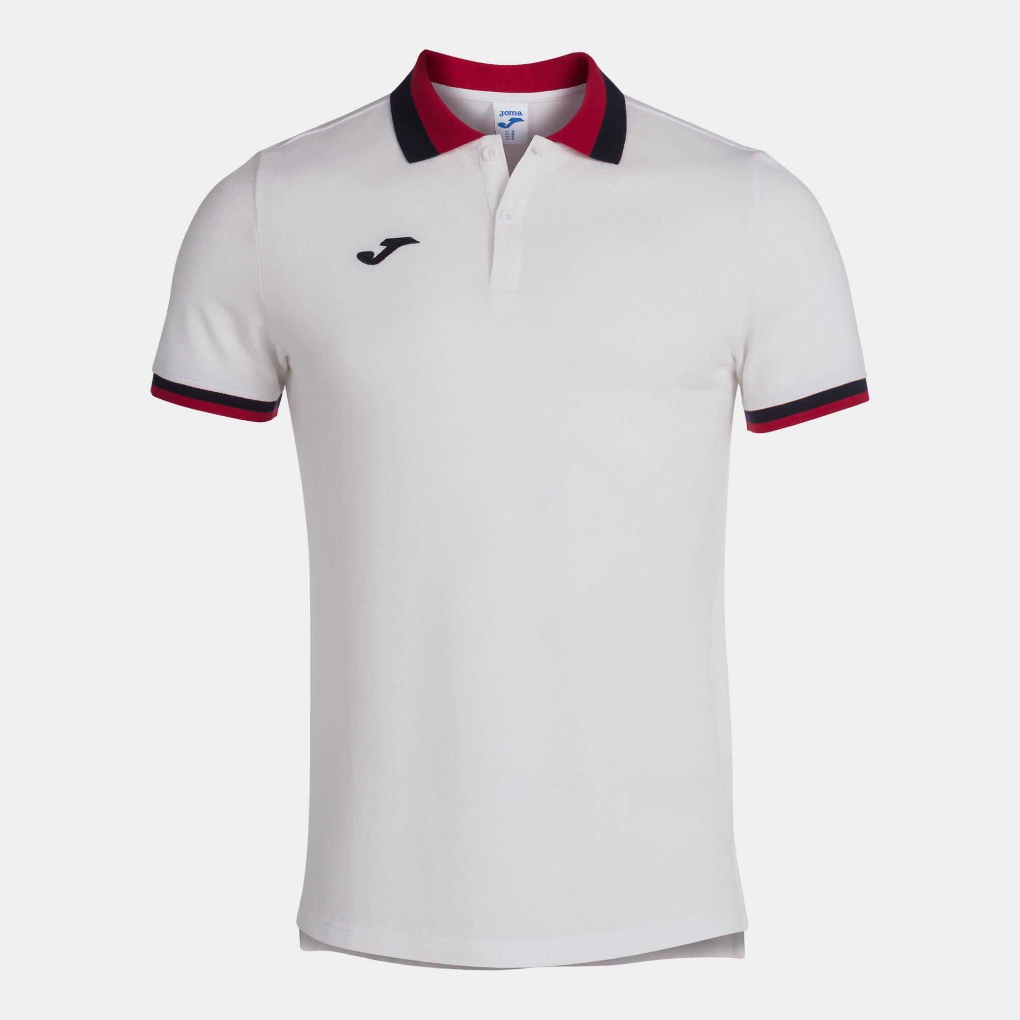 Polo shirt short sleeve man Confort II white