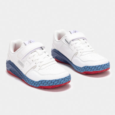 Casual shoes Platea Low Jr Superman Warner Bros junior white