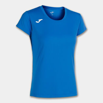 Shirt short sleeve woman Record II royal blue
