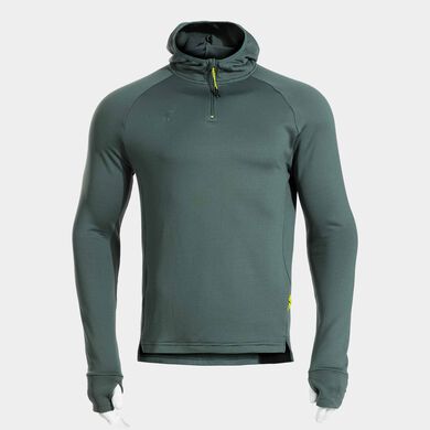 Sweat à capuche homme Explorer III kaki
