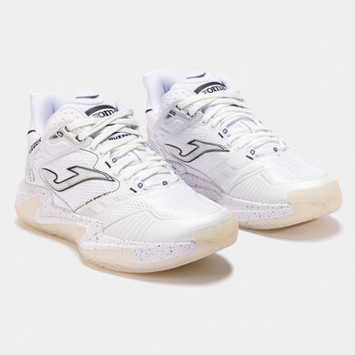 Zapatillas baloncesto Buzzer 25 hombre blanco