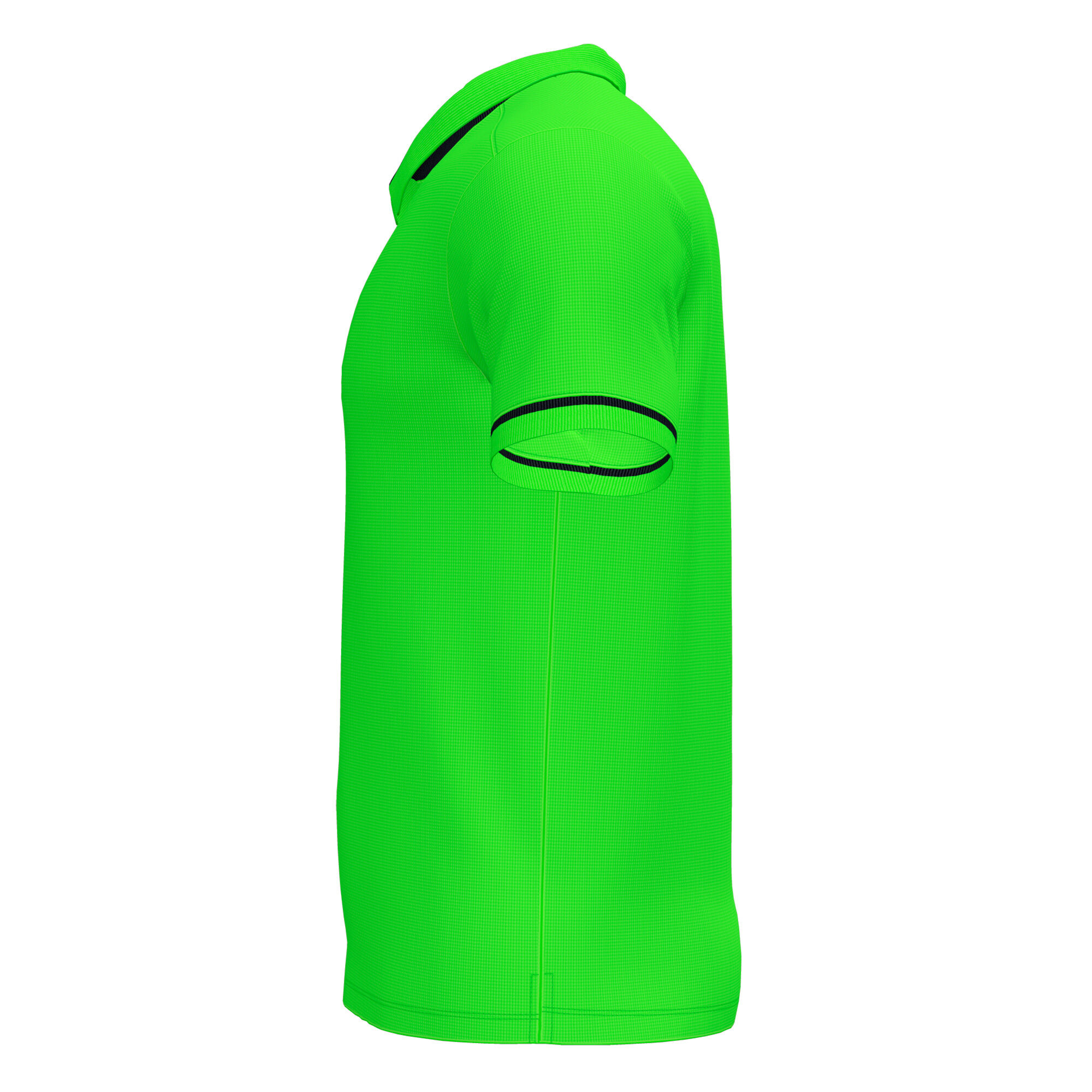 Polo manches courtes homme Championship VI vert fluo noir JOMA