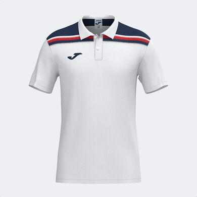 Polo shirt short-sleeve man Toledo II white dark navy