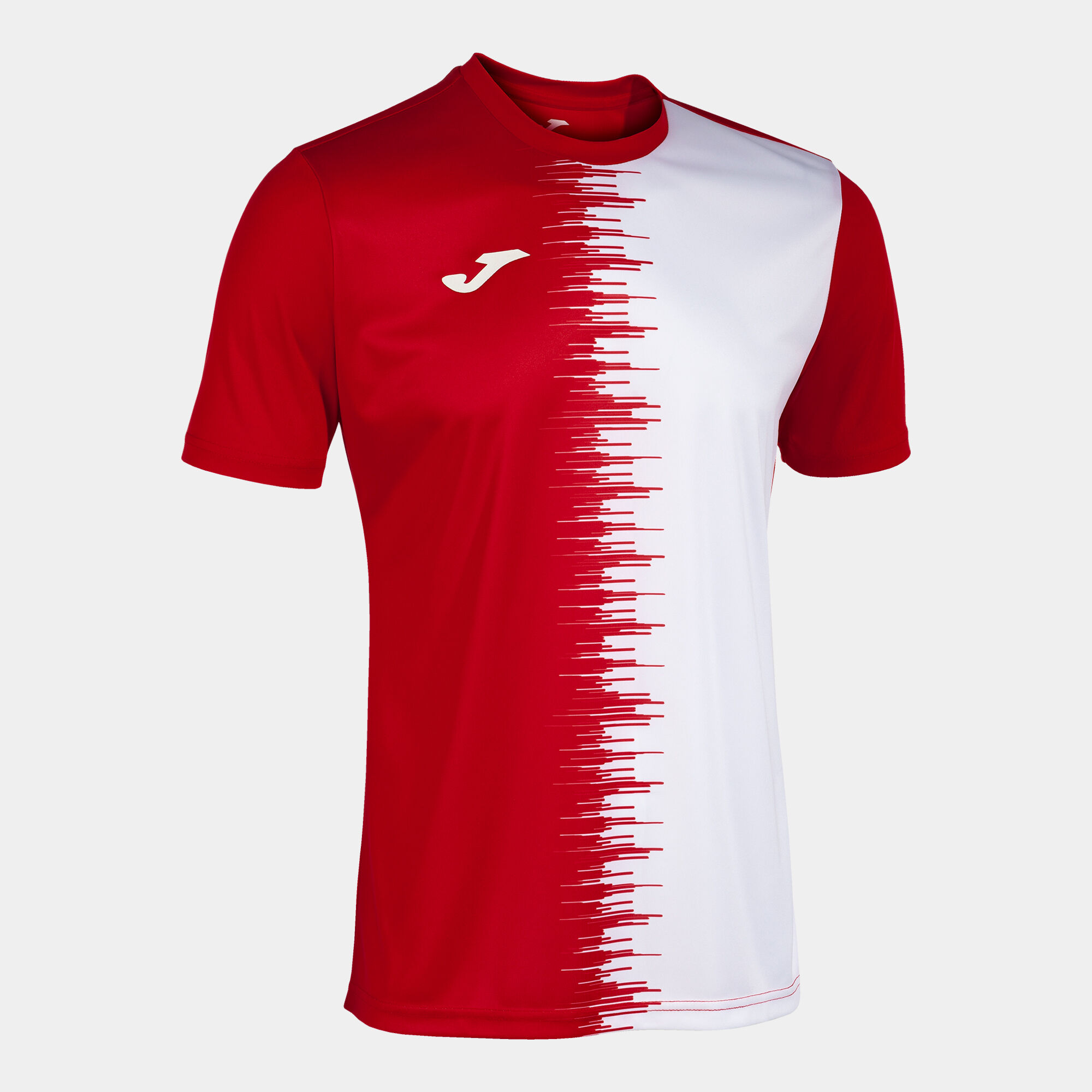 Maillot manches courtes homme City II rouge blanc
