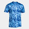 Shirt short sleeve man Lion sky blue blue