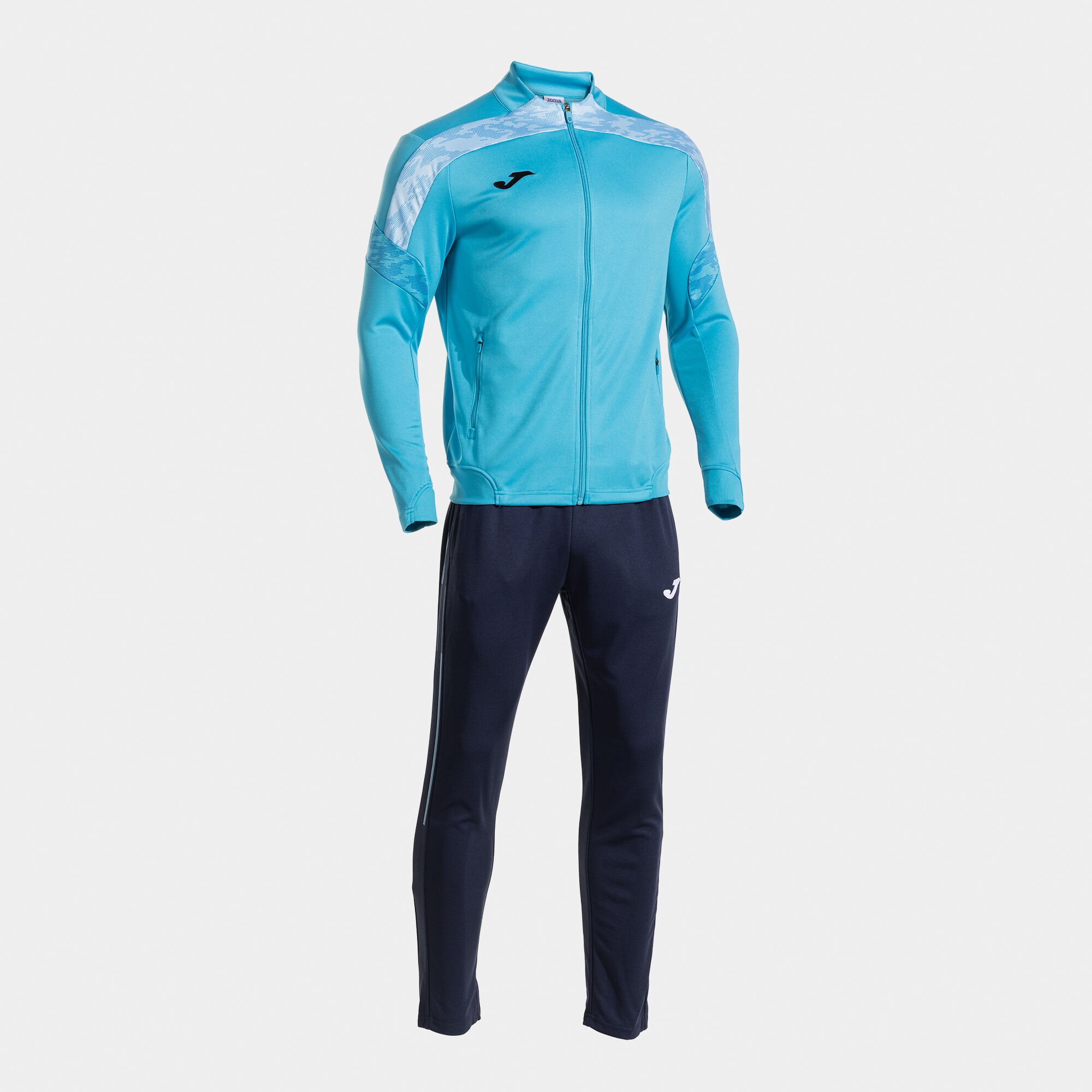 ゼニト Joma トレーニングウェア 上下 ガスプロム L/M Tracksuit man Championship VIII fluorescent turquoise dark navy