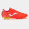 Ghete fotbal Aguila 25 teren ferm FG portocaliu fosforescent
