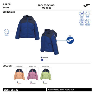 Anorak júnior Kids Camp amarelo