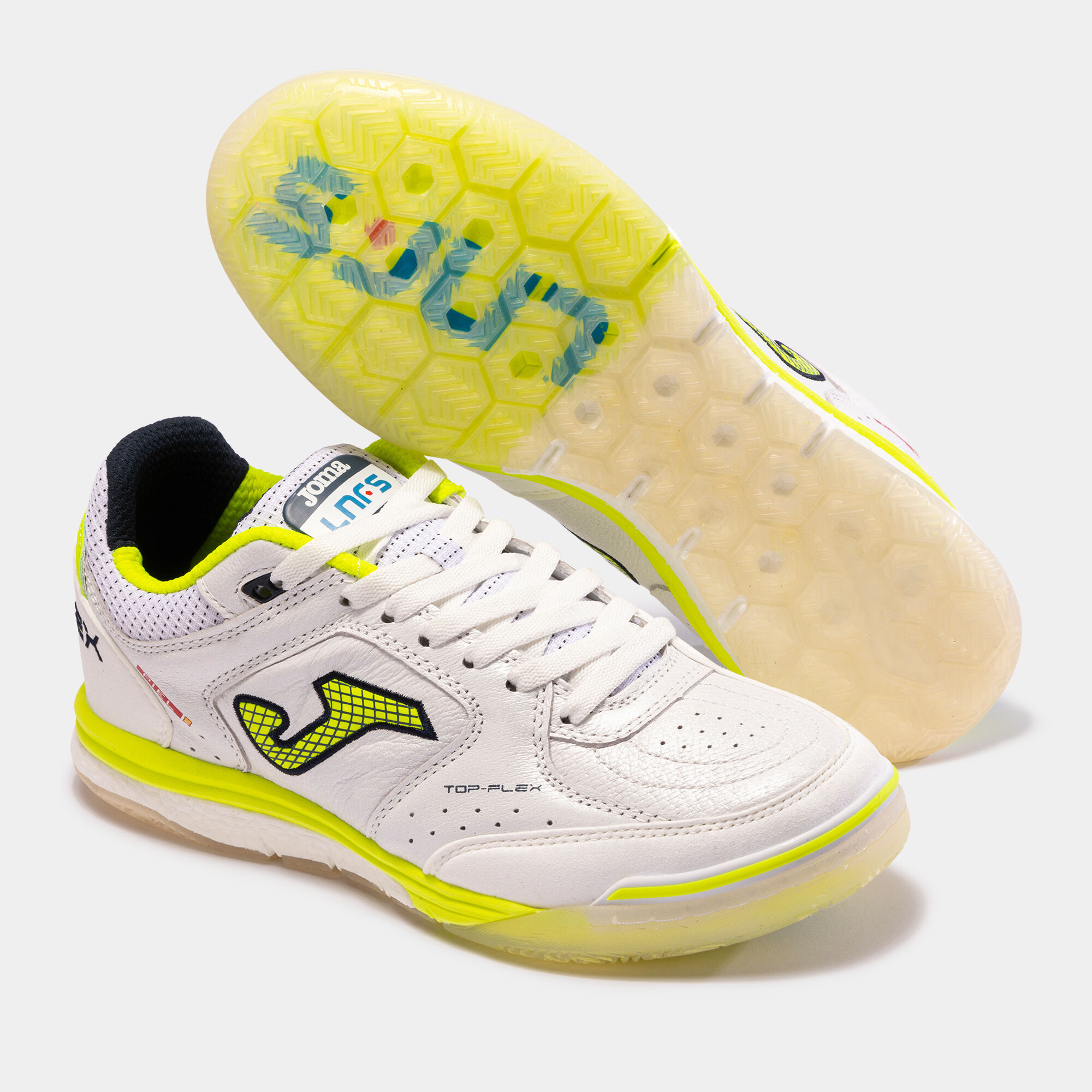 Contribución Confinar cúbico Futsal shoes Top Flex Rebound 23 indoor LNFS white | JOMA®