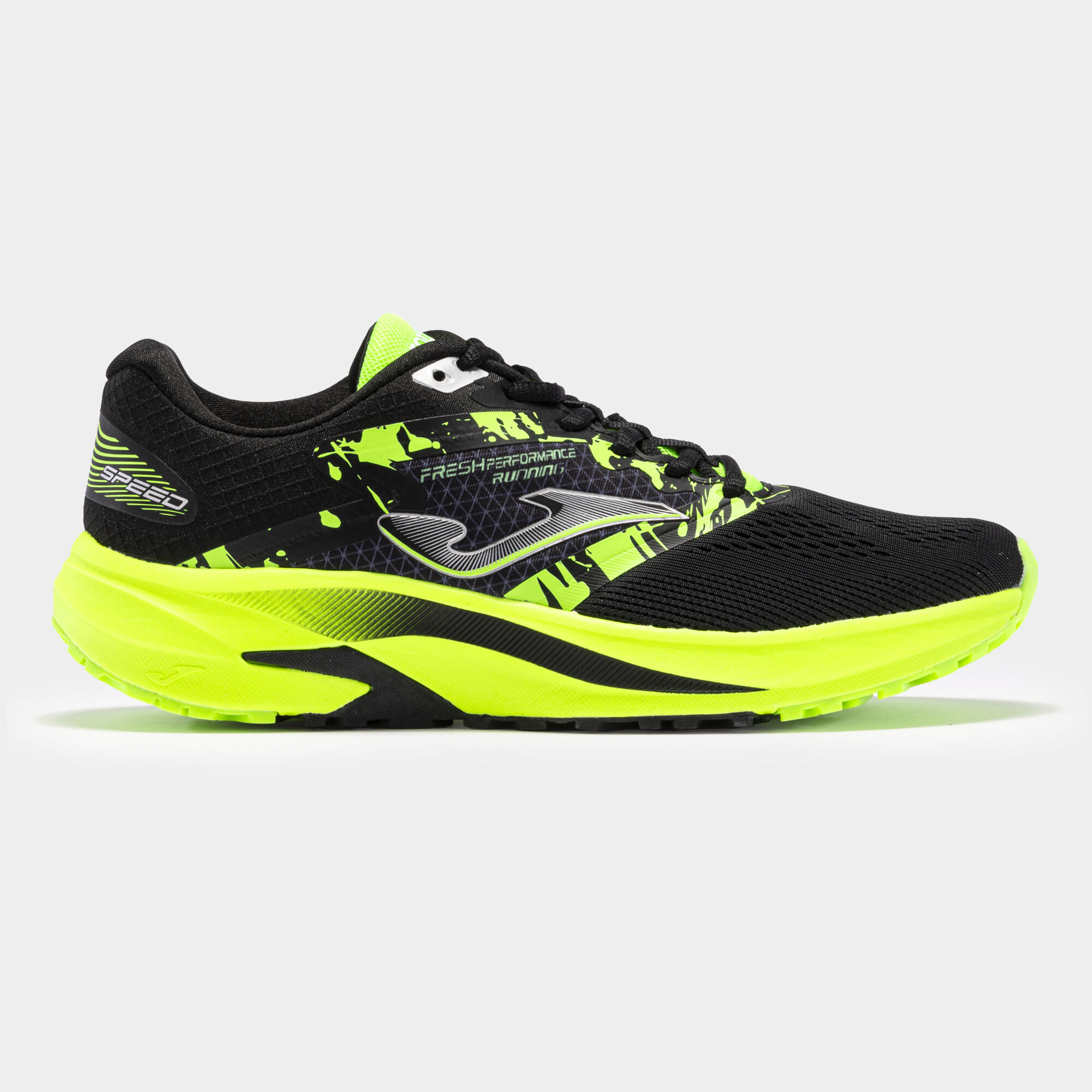 Pantofi sport alergare R.Speed 23 bărbaȚi negru verde fosforescent