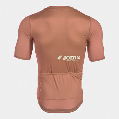 Cycling jersey unisex Crono light brown