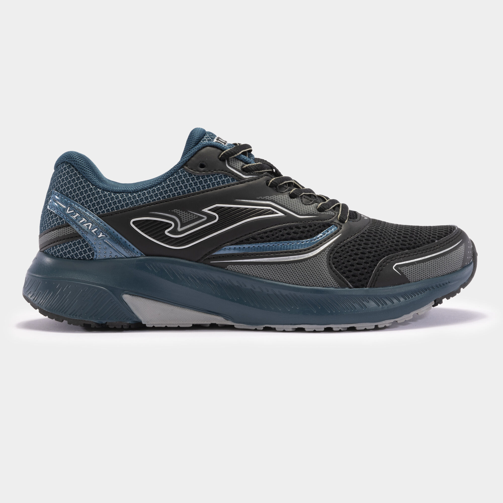 Zapatillas running Vitaly 24 hombre negro petroleo