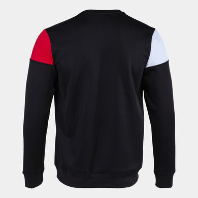 Felpe uomo Crew V nero rosso