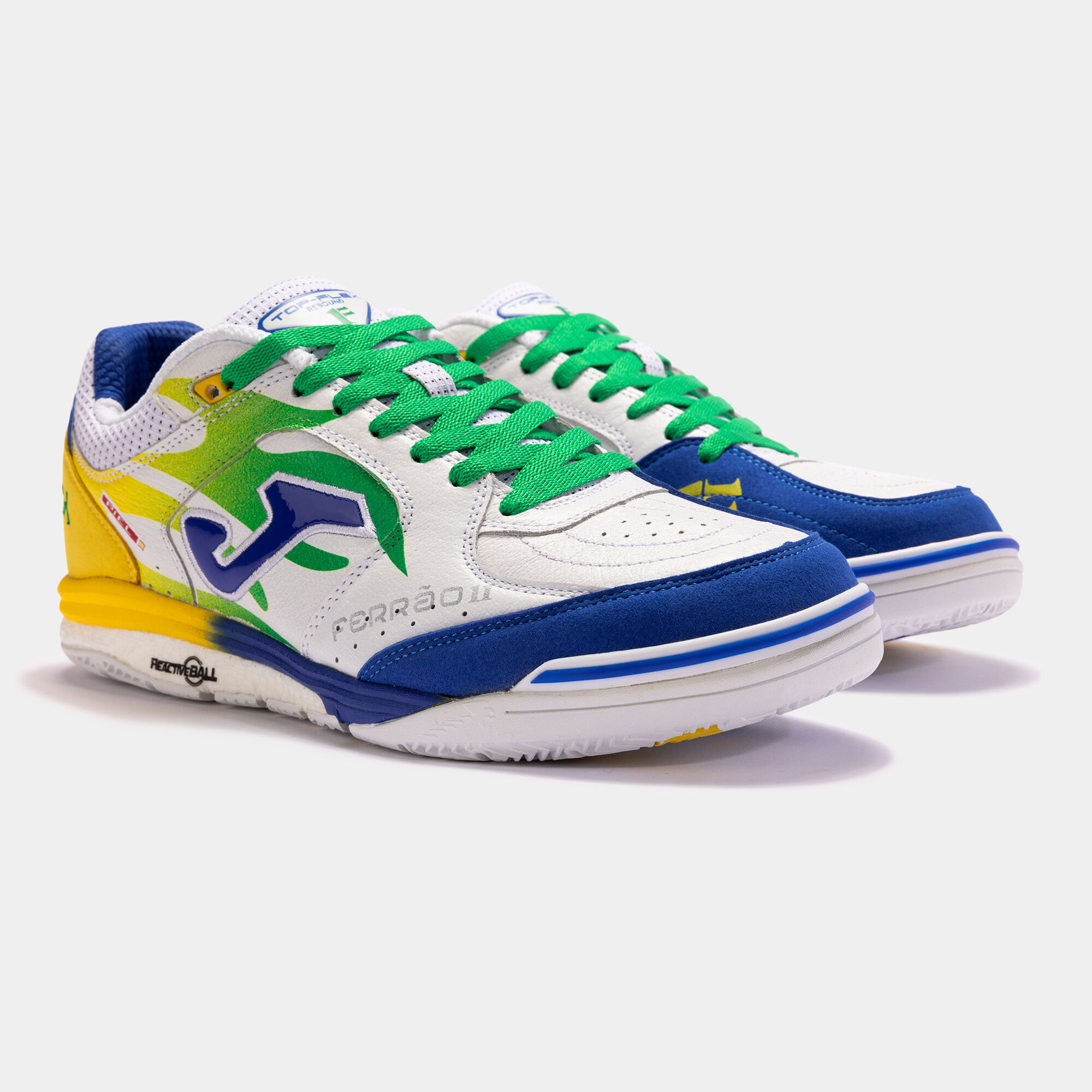 Futsal shoes Ferrao Top Flex Rebound indoor white