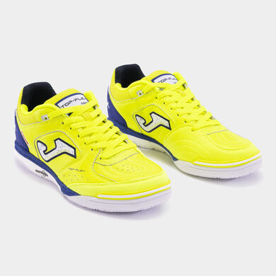 Scarpe calcio a 5 Top Flex Rebound 24 indoor giallo blu reale