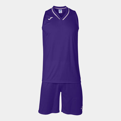 Set hombre Atlanta morado blanco